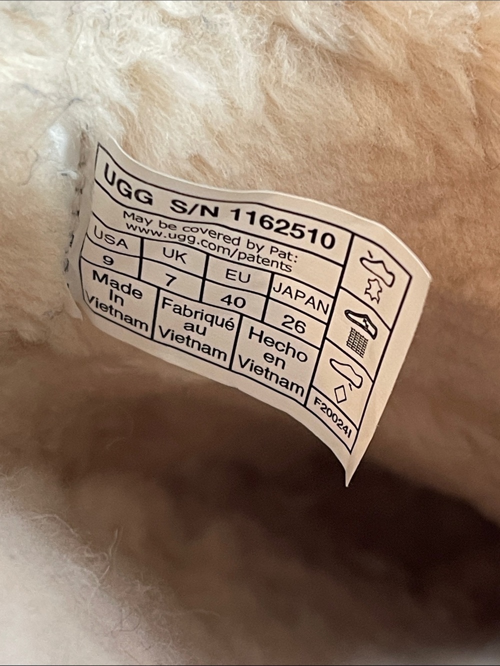 UGG Chestnut Suede Shearling-Trim Mule Size 9 - Picture 12 of 12